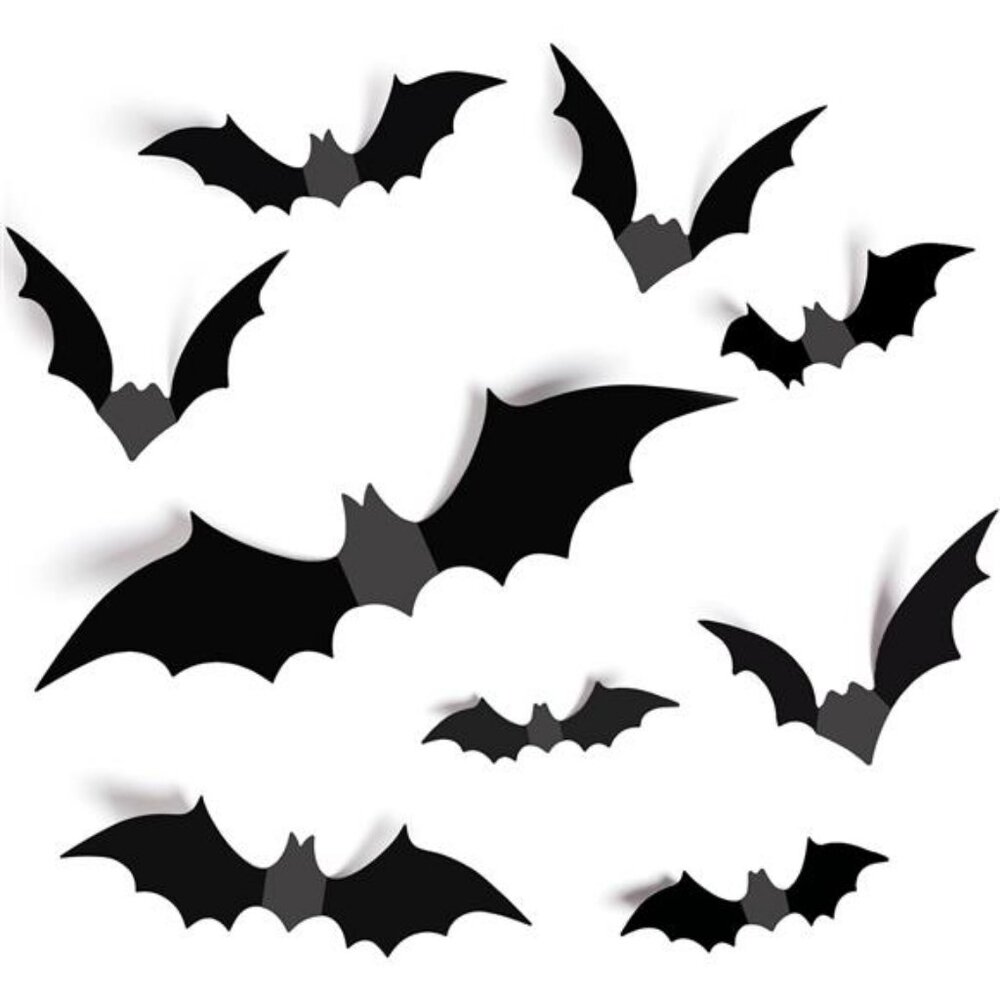 Halloween Decorations Bats Wall Decor Halloween Party Decorations Indoor Outdoor